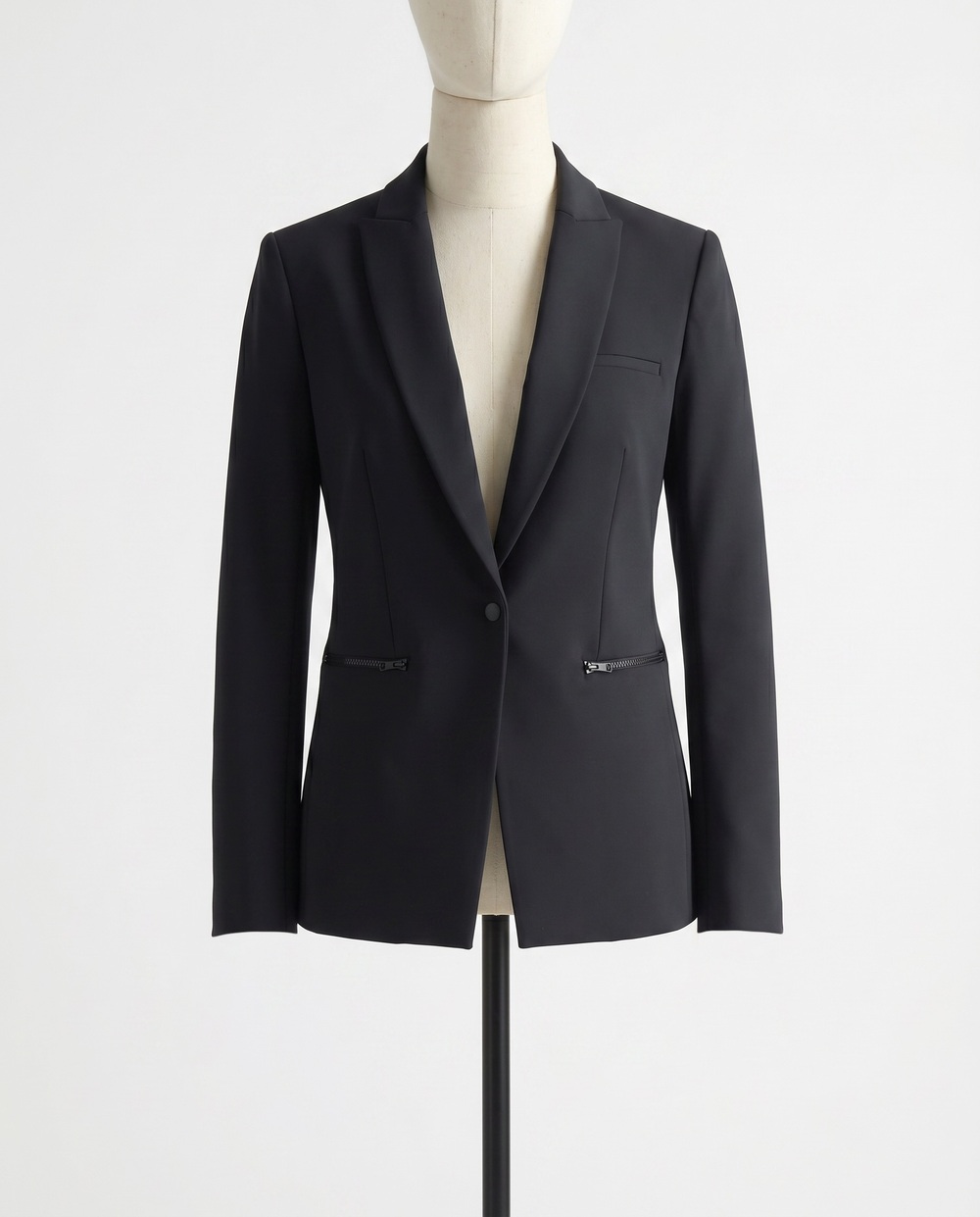 Scuba Single-Breasted Convertible Blazer